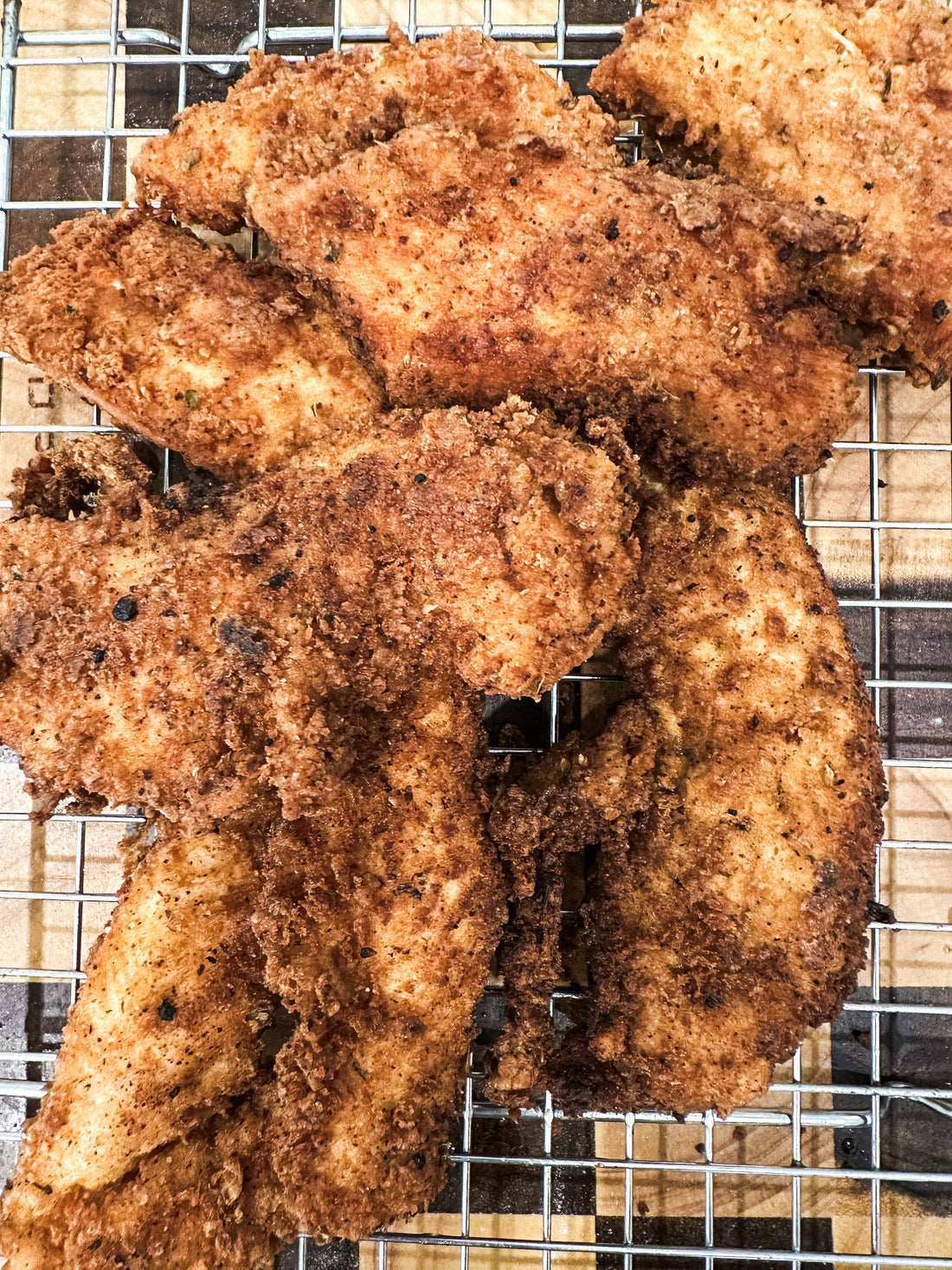 Fried chicken with Einkorn Flour