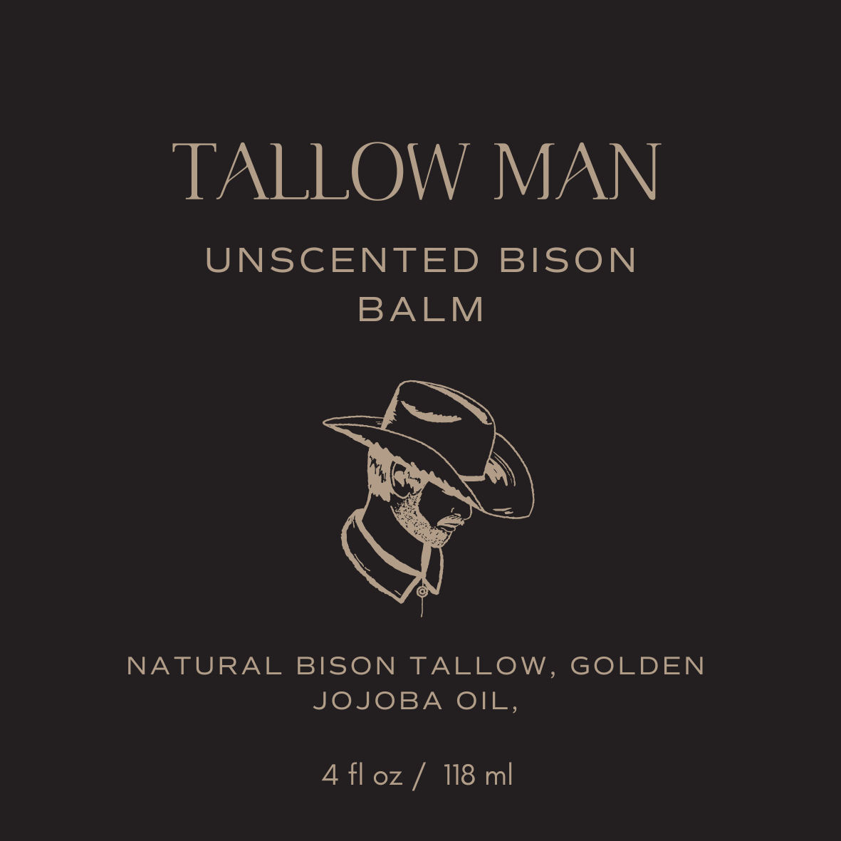 Tallow Man Unscented Balm (Pre-Order)